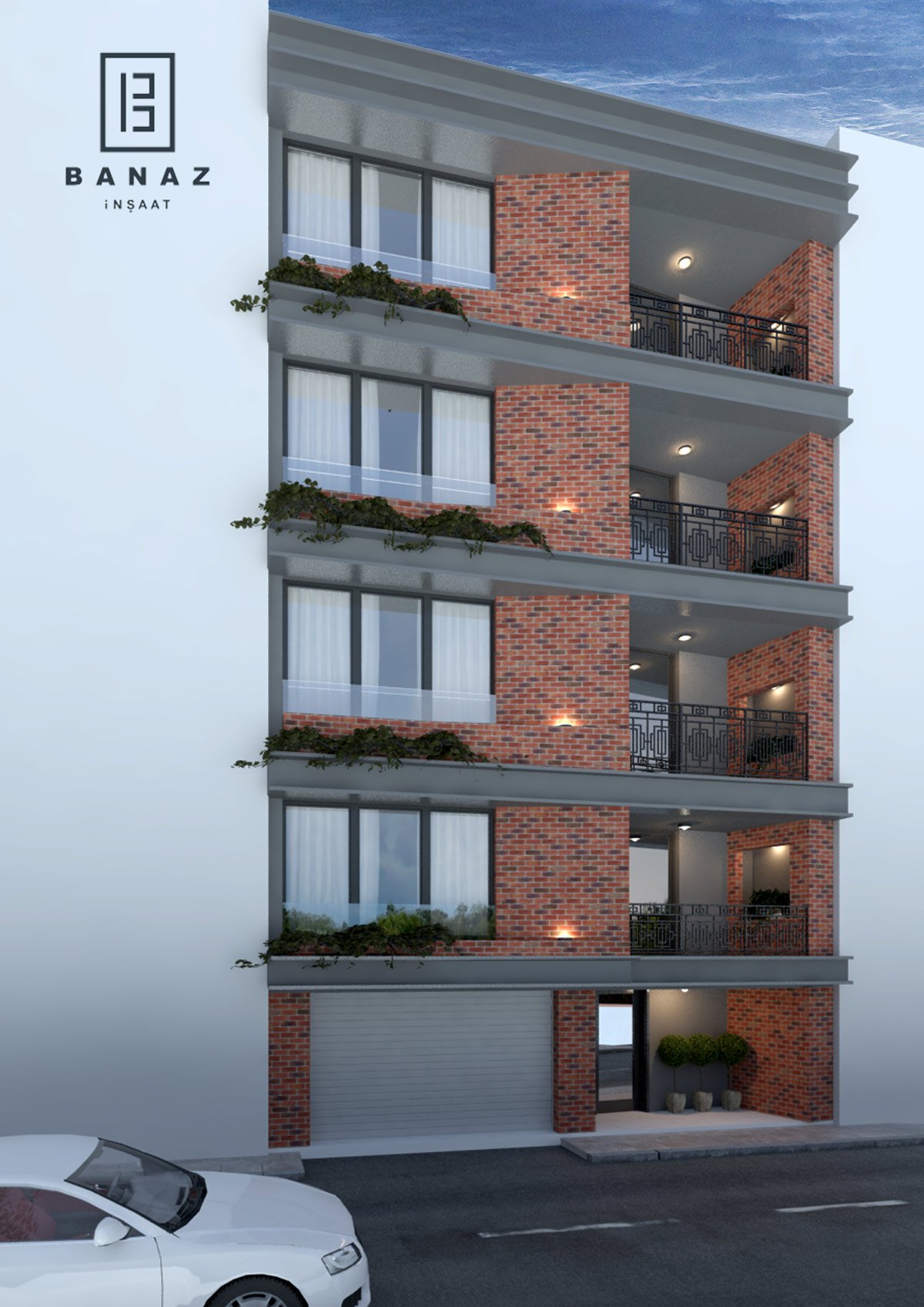 Çiçekçi Sokak Banaz Apartmanı